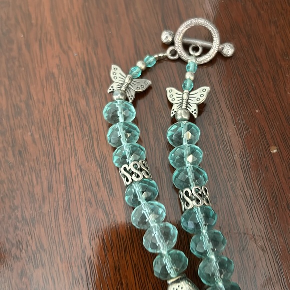 Stunning unique necklace with matching earrings - Picture 2 of 4